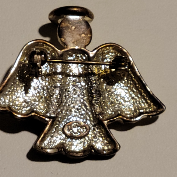 Vintage Lot of Assorted Lapel Pins: Angels, Cross and Dove Expression of Faith - Picture 11 of 12